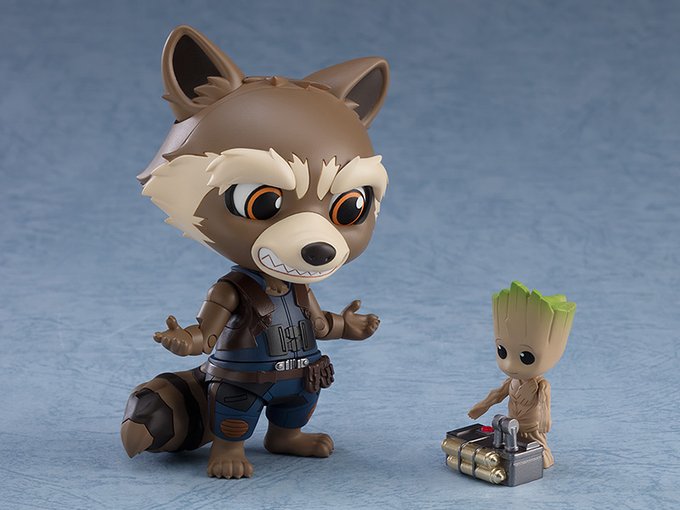 ガーディアンズ オブ ギャラクシー ねんどろいど ロケット ラクーン デフォルメ可動フィギュア グッドスマイルカンパニー より22年7月発売予定 トイゲット Toy Get 美少女フィギュアおもちゃ安値で予約