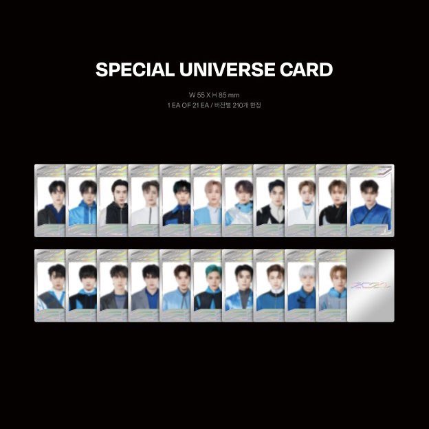 jwooshiluvr's tweet photo. special yearbook     🤝    special universe 
     card                                       card https://t.co/k06aXMsI5d