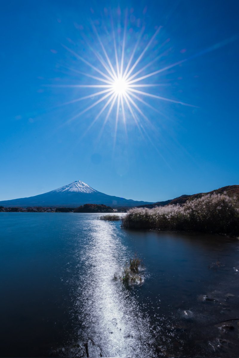 河口湖 久しぶりの富士山🗻