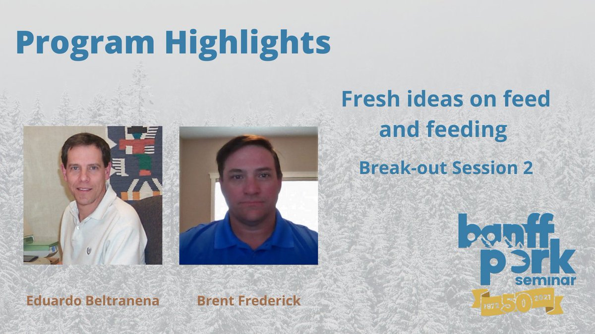 BanffPork's tweet photo. Not many things have dominated the pork industry lately like rising feed costs. 

Eduardo Beltranena from @UAlberta &amp; Brent Frederick from @CargillAnimal will share their insights and research on possible solutions.  Details here: https://t.co/xYhP0ecoAY #BanffPork https://t.co/4fGUv3IHZJ
