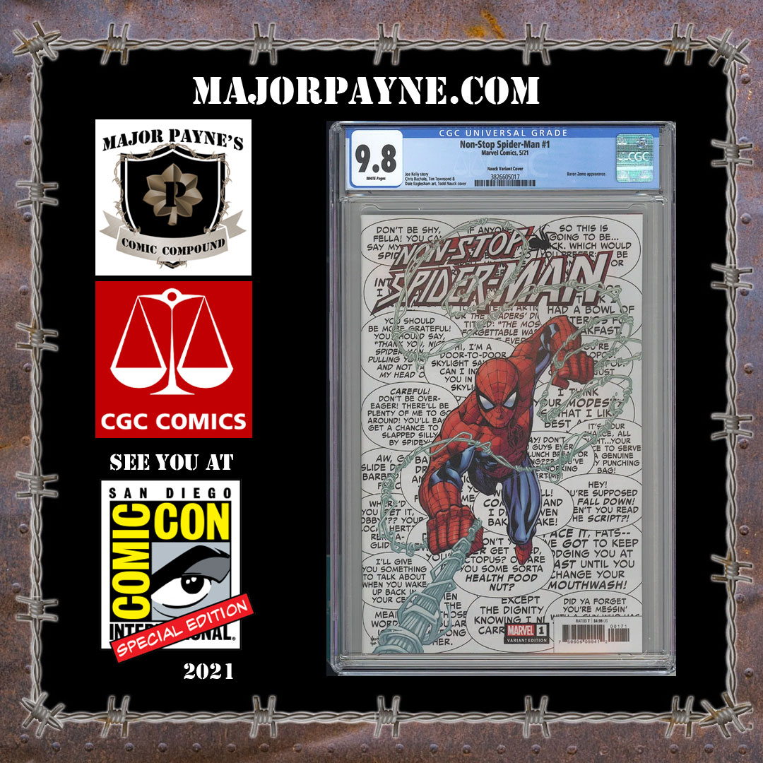 majorpaynecc's tweet photo. Had a blast at SDCCSE! Here are some slabs still available on our website
🪖⭐️https://t.co/wKNCj1T00R⭐️🪖
#CGC #Marvel #marvelcomics #spiderman #Venom #Collectibles #comicbooks #comics @RaginAVC
 #theamazingspiderman https://t.co/VYOeSZhoHZ