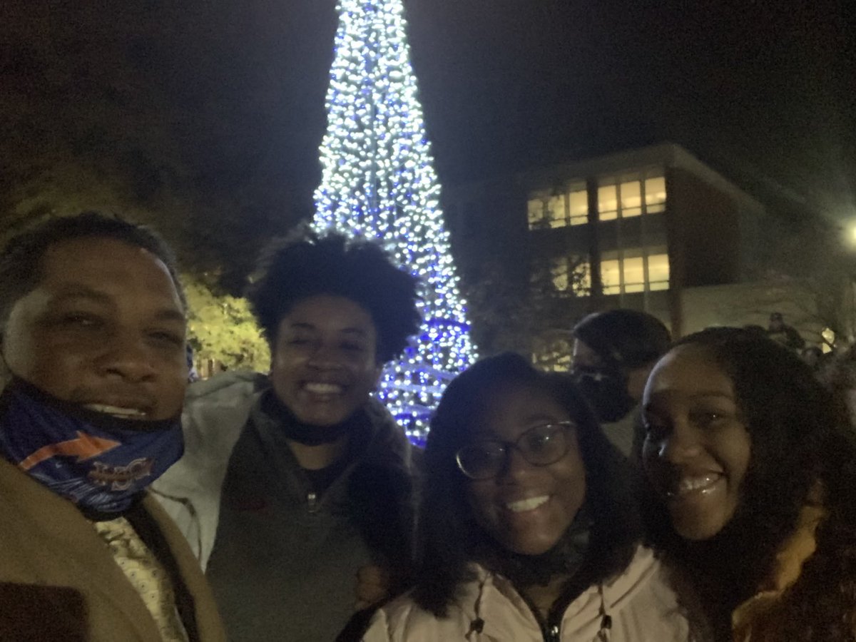Enjoyed singing and dancing with some of our outstanding students, as they got into the Spirit during the Lighting of the Virginia State University Christmas Tree.