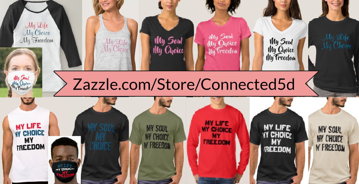 My Soul My Choice! My Life My Choice! My Freedom! Get yours today!  zazzle.com/store/connecte…
#Freedom #ConstitutionalRights #Constitution #Texas #Florida #Georgia #Oklahoma #SouthDakota #Arkansas #Missouri #Kansas #Tennessee #Virginia #WestVirginia #SouthCarolina #NorthCarolina