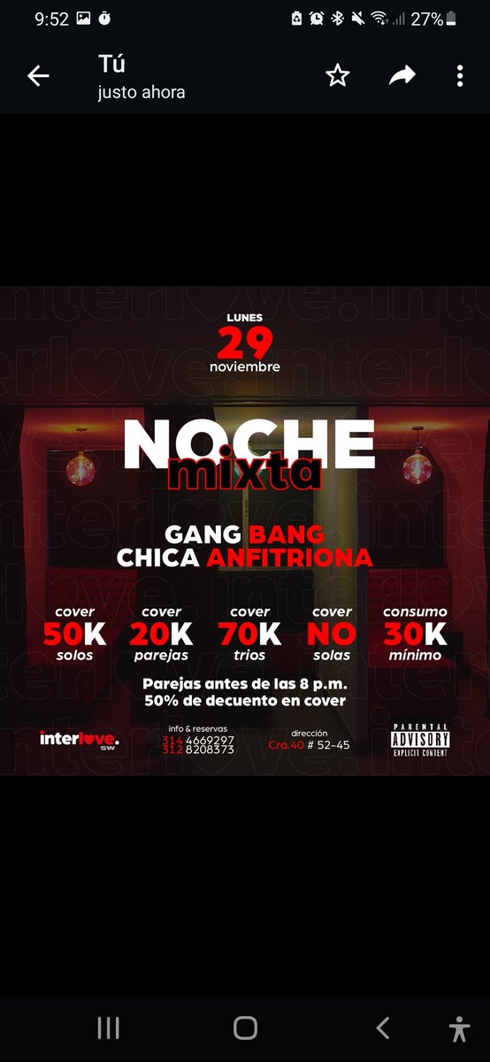 Vos a estar aquí amores