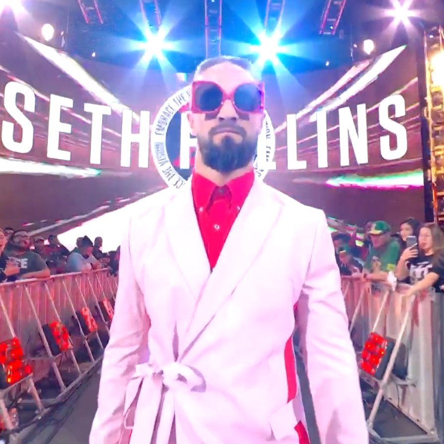 WWE's tweet photo. Wear it loud. Wear it proud.

@WWERollins 
#WWERaw https://t.co/WwtPoPql8Z