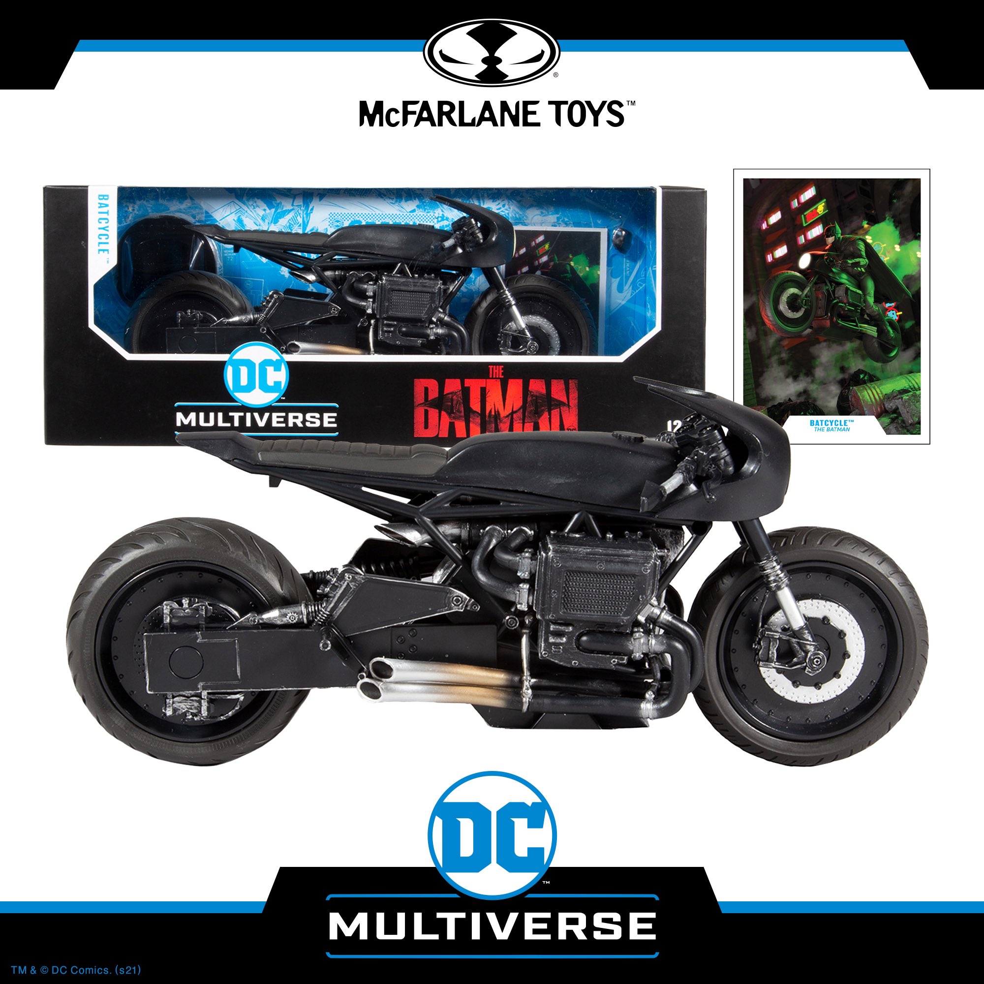 新品】DCコミックス DCマルチバース バットサイクル ビークル Amazon