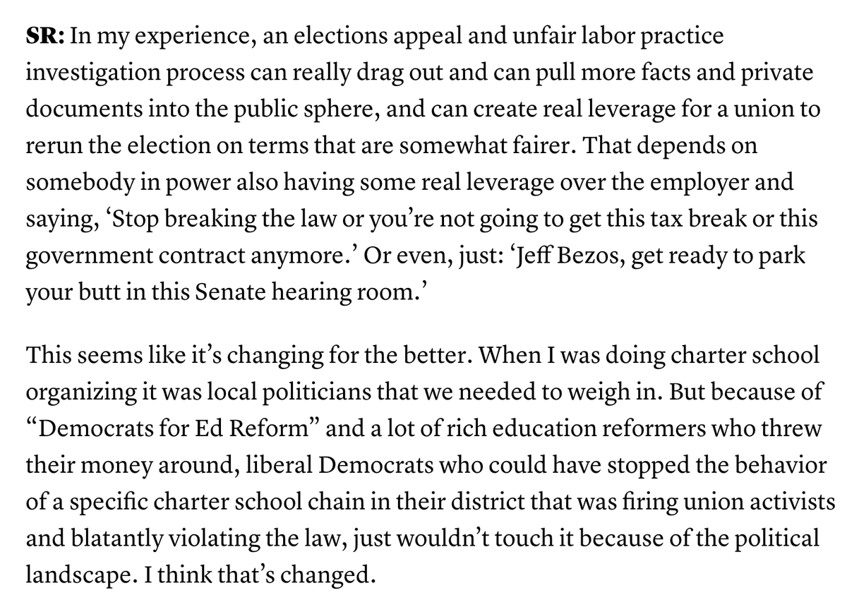Ess_Dog's tweet photo. ICYMI: @GrimKim and I predicted the #BAmazon NLRB re-run decision back in May at @inthesetimesmag. What matters now is how pro-union politicians use their platforms to shame, grill and pressure Amazon to STOP BREAKING THE LAW.

https://t.co/RdytaVuFxR https://t.co/NlUZ8UQZwb