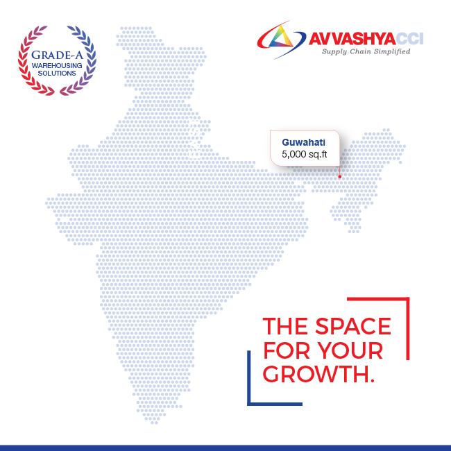 Avvashya_CCI's tweet photo. Our state-of-the-art warehousing facility in Guwahati is strategically located to help you grow your business and is backed by decades of experience and stringent adherence to compliance and regulations. So what are you waiting for? Book your space now: https://t.co/8MgLlnESxy https://t.co/DgDV76PoJq