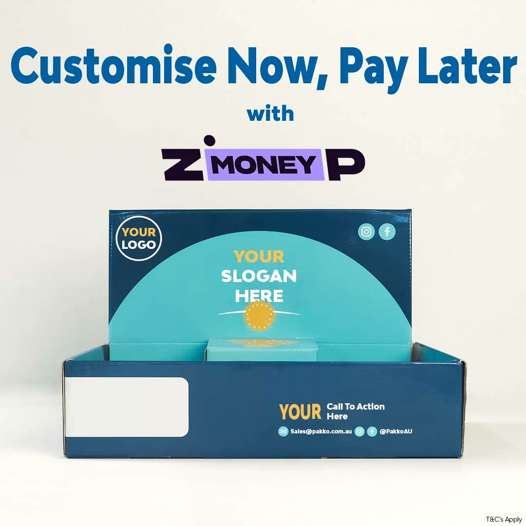 Pakko_au's tweet photo. Pakko now accepts ZIP Money. Customise now &amp; pay later! https://t.co/qUMLiNmqhJ