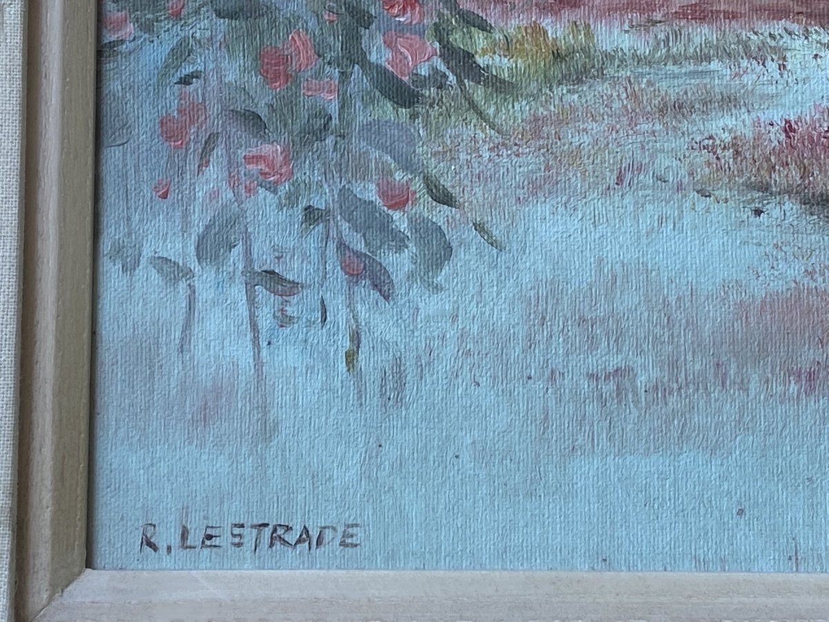 MandyHalbert's tweet photo. @SoicherMarin Would you please help me with this piece of art. I see the signature is R. Lestrade, but I do not know a title, full artist name, and/or a time period. Thank you! https://t.co/EomSEW5DGR