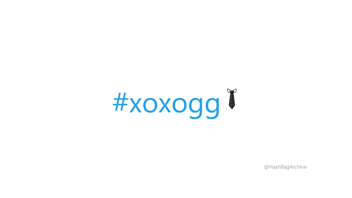 HashflagArchive's tweet photo. #xoxogg https://t.co/WIACCjN4dZ
