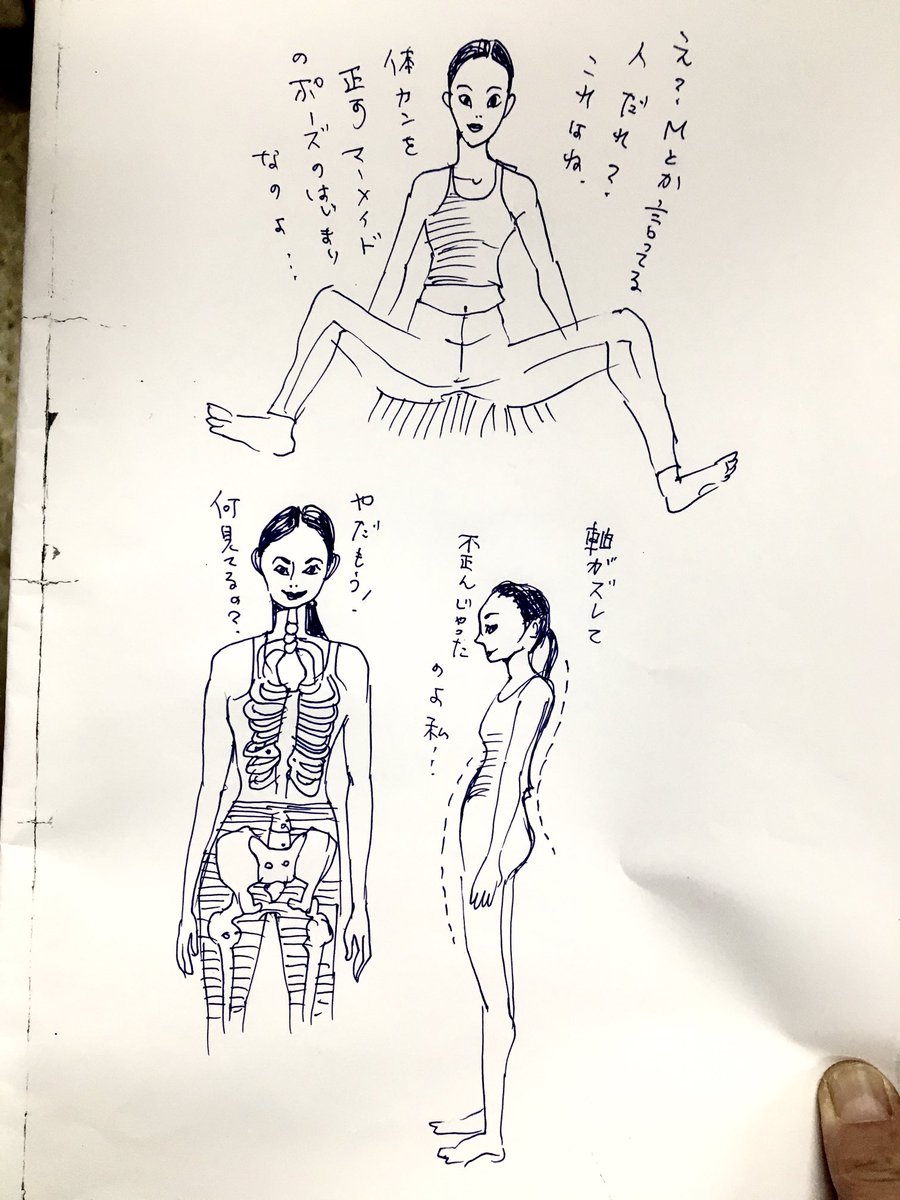 今日のかっ飛ばしは
白川、姿勢が悪いよ‼︎と言われ続けて40年。
体幹を正す本を見ているよ。書いてないセリフを入れてるよ。 