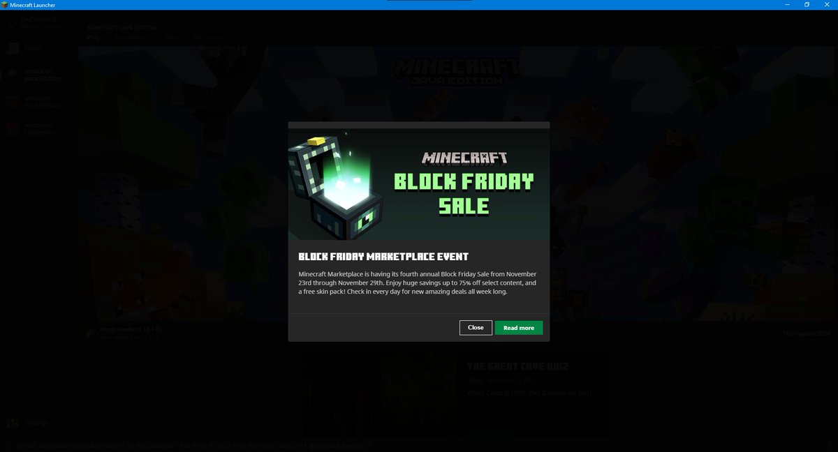 TheFlagen430297's tweet image. I'm on Java bro I don't want to see ads on the launcher 😑At least I use #MultiMC!