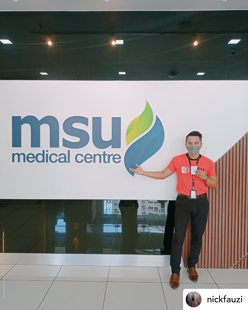 msumcmalaysia's tweet photo. Stay safe!π·Posted @withregram β’ @nickfauzi Alhamdulillah done β
booster vaccine, so smooth the process βΊοΈ, tqsm @msumcmalaysia staff & volunteer #sofriendly #pfizerbooster #msumedicalcentre #vaccinationdoneβοΈ
#CaringHealingEducating
#MSUMC
#LindungDiriLindungSemua https://t.co/7SpdysA1aO