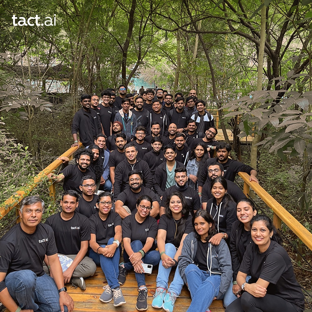tact_ai's tweet photo. Our https://t.co/rVsN0ugbcG India team just got together for the first offsite since COVID hit.
One more step towards building meaningful hybrid work culture and team building!
Cheers to all the happy faces!"
#LifeAtTact #culture https://t.co/9dcQi8tfFN