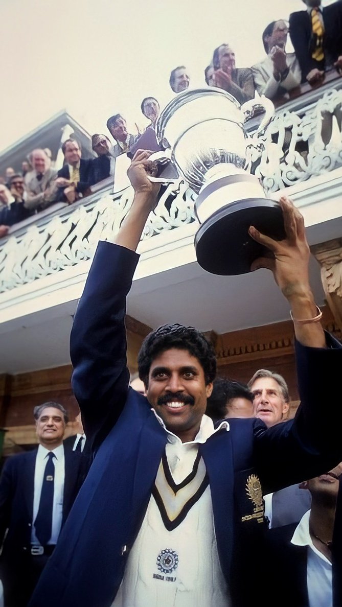 CricketChannel_'s tweet photo. Throwback #83 

@therealkapildev 
#83Trailer https://t.co/Vyr5Kt66sS