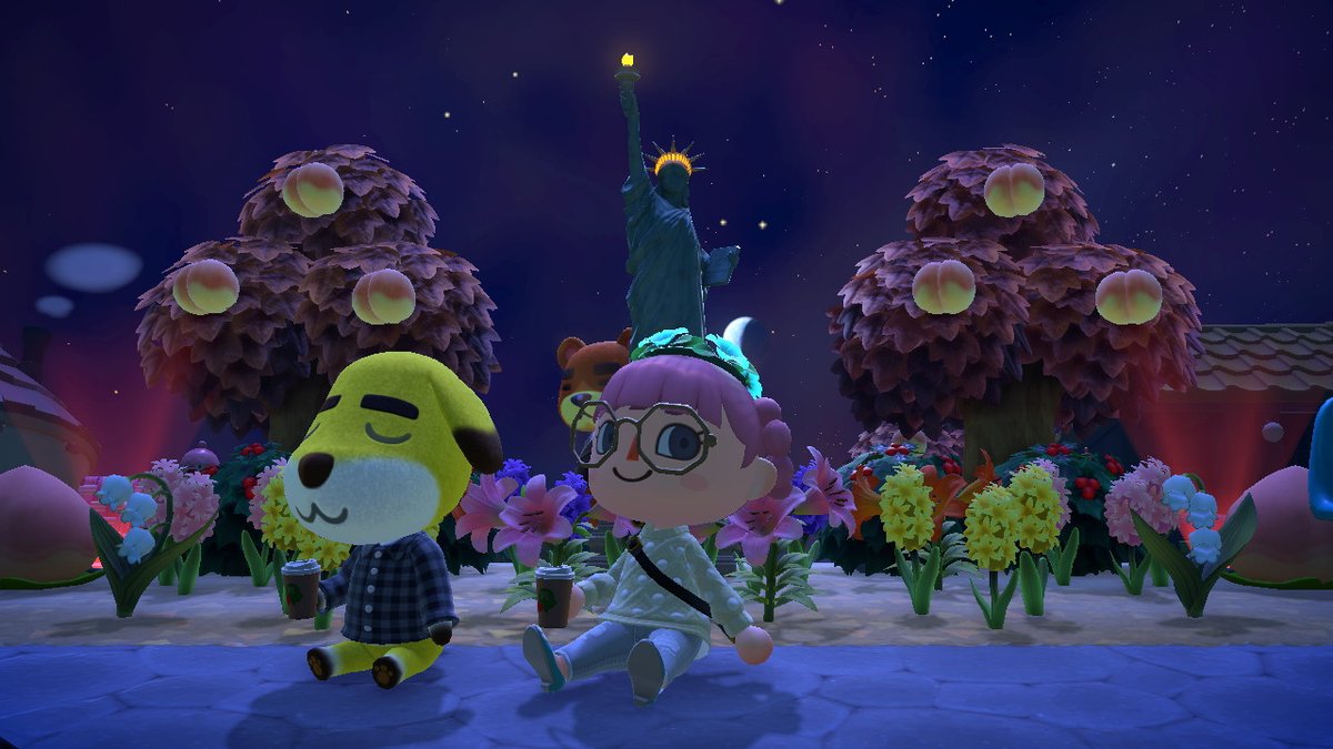 BadBadNews_'s tweet photo. Somebear is jealous. #Teddy #creeper #Frett #theroost #coffee #AnimalCrossing #ACNH #NintendoSwitch https://t.co/ABjwePPmNe
