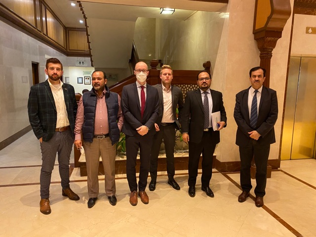 KfW Country Director Sebastian Jacobi along with Energy &amp; Climate (E&amp;C) team met the MD @PEECA_Official and discussed collaboration on solarization &amp; improving #energyefficiency of public buildings in Punjab. Overall KfW has an active portfolio of more than €300m in E&amp;C Sector