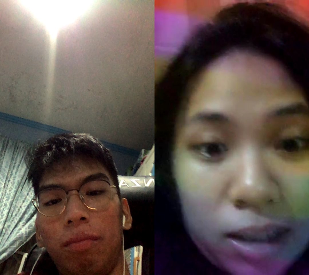 LanceCaparas's tweet photo. Happy 5th Anniversary baby @rachelleeyyyyyy😘♥️

Video call pics muna dahil di pa tayo nagkikita🥲😂 https://t.co/Ephebd7dJl