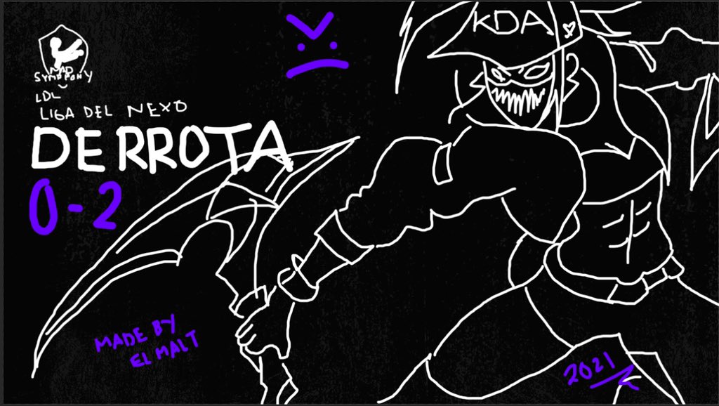 #Derrota 🟣 Caímos en contra de #PalomasMexicanas en LDN. No hay diseñador, bye. 😡 

#gomse #wecareweplay #ourSymphony