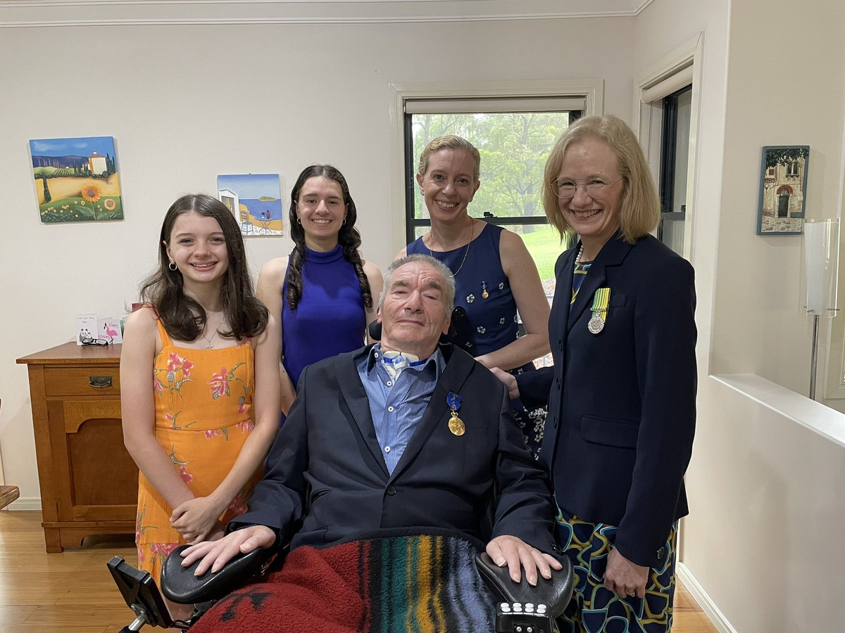 The Governor today travelled to the Gold Coast to appoint Professor Christopher del Mar a Member of the Order of Australia for significant service to tertiary administration, to health and medical research and to professional bodies #thankyou