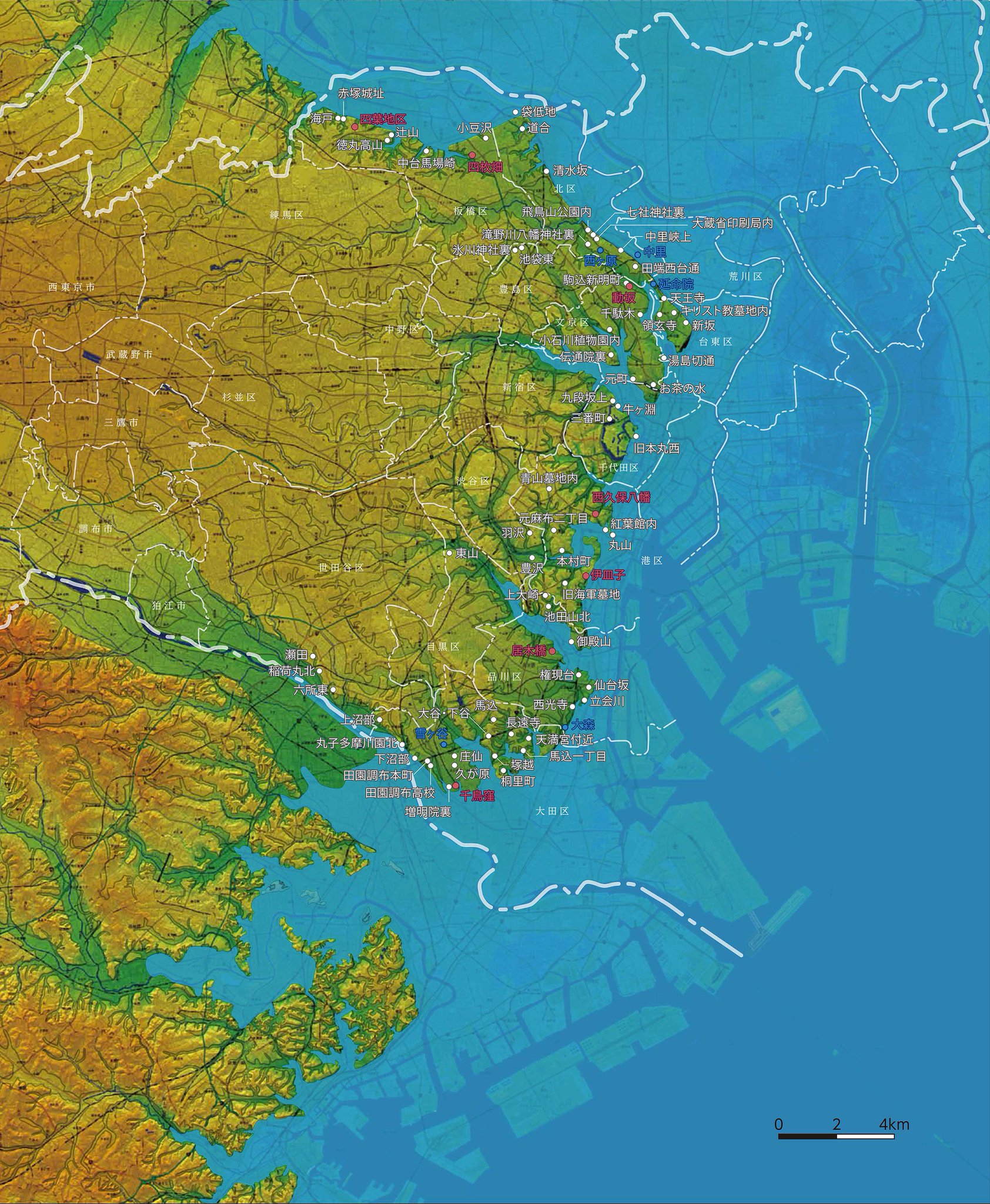 縄文 海 進 地図