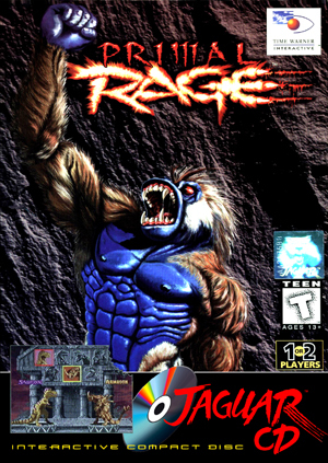 Hey everyone! Jaguar CD Game of the Day! Today we have Primal Rage! Tell me some cool primal rage facts! I have one! I love when they piss and stuff haha #RETROGAMING