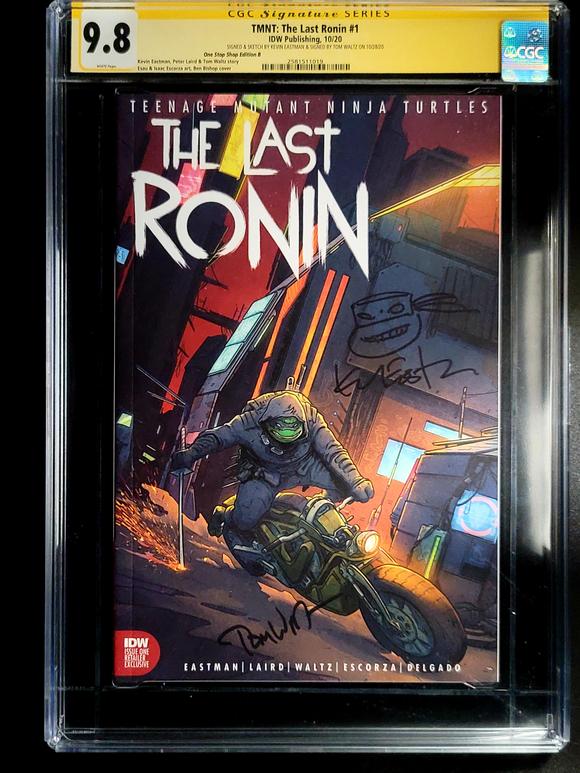 majorpaynecc's tweet photo. 🪖⭐️LAST IN STOCK⭐️🪖
 TMNT The Last Ronin #1 CGC SS 9.8 Bishop Cover signed by Waltz Signed and Sketch by Eastman Mattina Virgin Cover
🔥ONLY $425.00🔥
#IDW PUBLISHING
#TMNT #teenagemutantNinjaturtles #collectible #CGC #Investment @RaginAVC https://t.co/pMPE6bDQV3