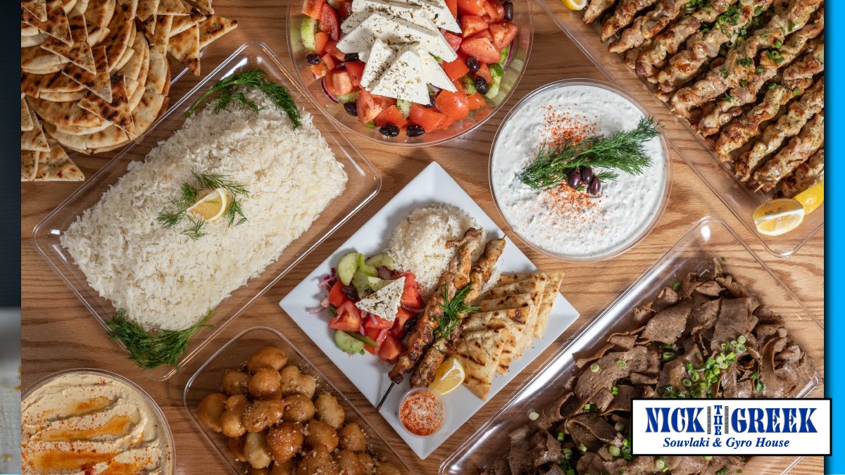 thedailytitan's tweet photo. AD: At Nick the Greek, you can bring simple, healthy, and satisfying Greek flavors to your holiday table with our catering menu! Tag someone you would invite to this party!
📍501 N. State College Blvd.
Fullerton, CA 92831
#NickTheGreek #Catering #GreekFood #Food #Gyros https://t.co/UAtGJf5TZh