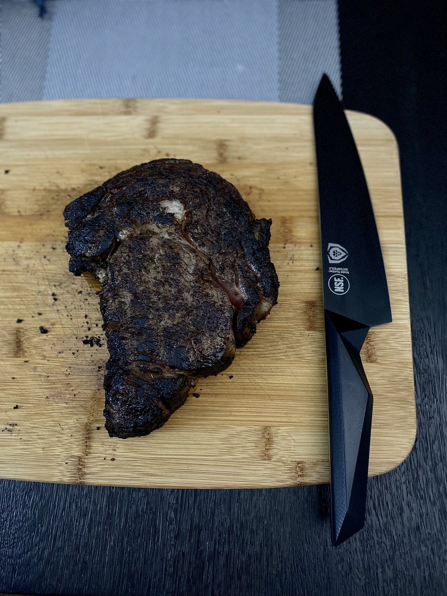 AnthonysBattle's tweet photo. I bless this steaaak shape like Africaaa #toto #steak @dalstrong https://t.co/xDoyMEDVRe