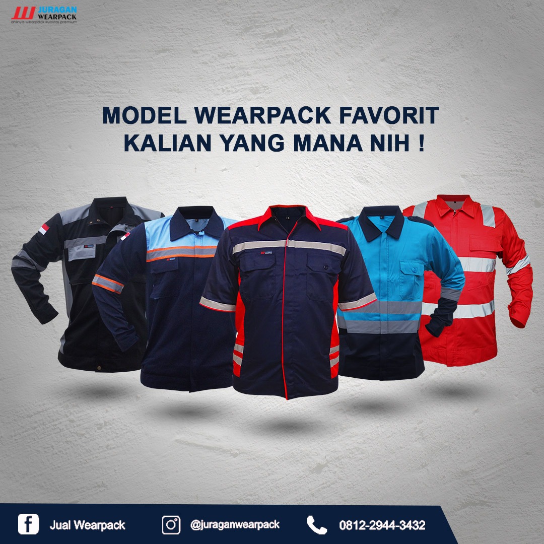 JWearpack's tweet photo. hayoo nih, dari sekian produk juraganwearpack. Yang jadi wearpack favorit kalian yang mana nih ? 

#juraganwearpack #JagoOngkirMurah #bajukerja #outfitngantor #tambang https://t.co/vKZoBpvisy