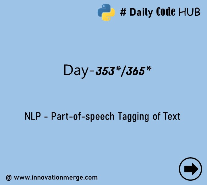 InnovationMerge's tweet photo. Day 353 DailyCodeHub
{Refresh}[Revise]<Reshare>
#Python #programming #Coding #pythoncode #data #pythonlearning #tech #codingbootcamp #codinglife #dailycoding  #100DaysOfCode #dailycodehub #dailylearning #DataScience #programminglife #MachineLearning #technology #techno #Data https://t.co/WWZVsh14UW