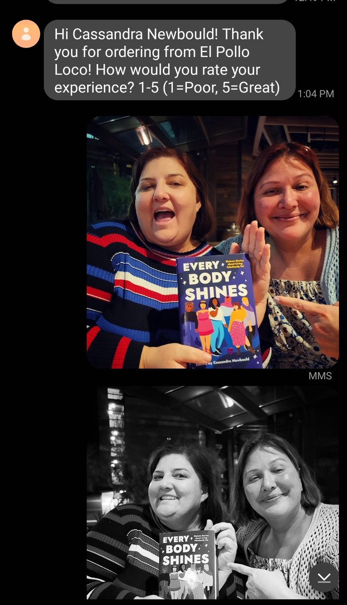 CassNwrites's tweet photo. Ohemgee!!I just got to spend time with the amazing Kelly deVos @KdeVosAuthor who also happens to be a contributor for #everybodyshines and my heart is full🥰💜🥰💜🥰
Funny side note, at 1st thought I was texting Kelly the pics, turns out I texted my El Pollo Loco delivery guy lol https://t.co/LqNSPpzjL4