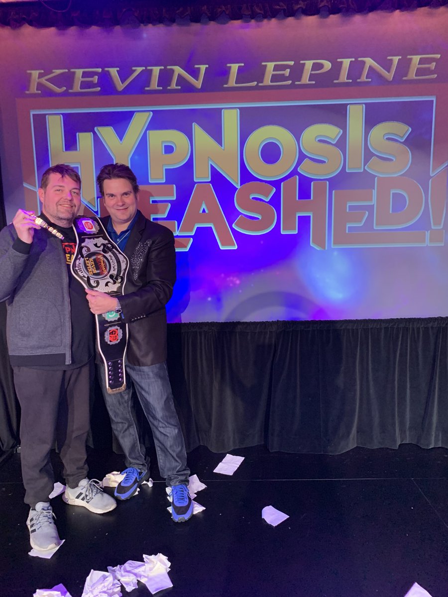 HypnotistKevin's tweet photo. Kevin’s words were hypnotizing.  With Kevin’s words&amp;my hard work Im a 2021 World Series of Poker Champion!  Curious if hypnosis can help you in life or have fun? Go check out Hypnosis Unleashed – THE Vegas Hypnosis Show
Jason Wheeler, 
2021 WSOP Champion 
$800 No-Limit Hold’em https://t.co/Wp1CawhzcE