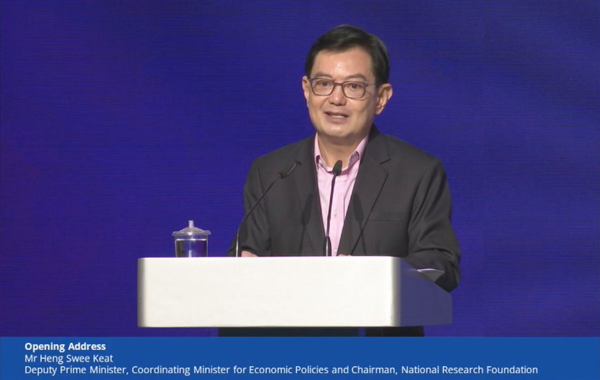astar_research's tweet photo. HAPPENING NOW: The A*STAR 30th Anniversary scientific conference! 🎉

Singapore’s DPM Mr. Heng Swee Keat opened the event highlighting the importance of #STEM for societal progress 🔬 and the need to build a community of scientific talent 👩‍🔬.

Stay tuned for more highlights 👀 https://t.co/p5Evswd1WS