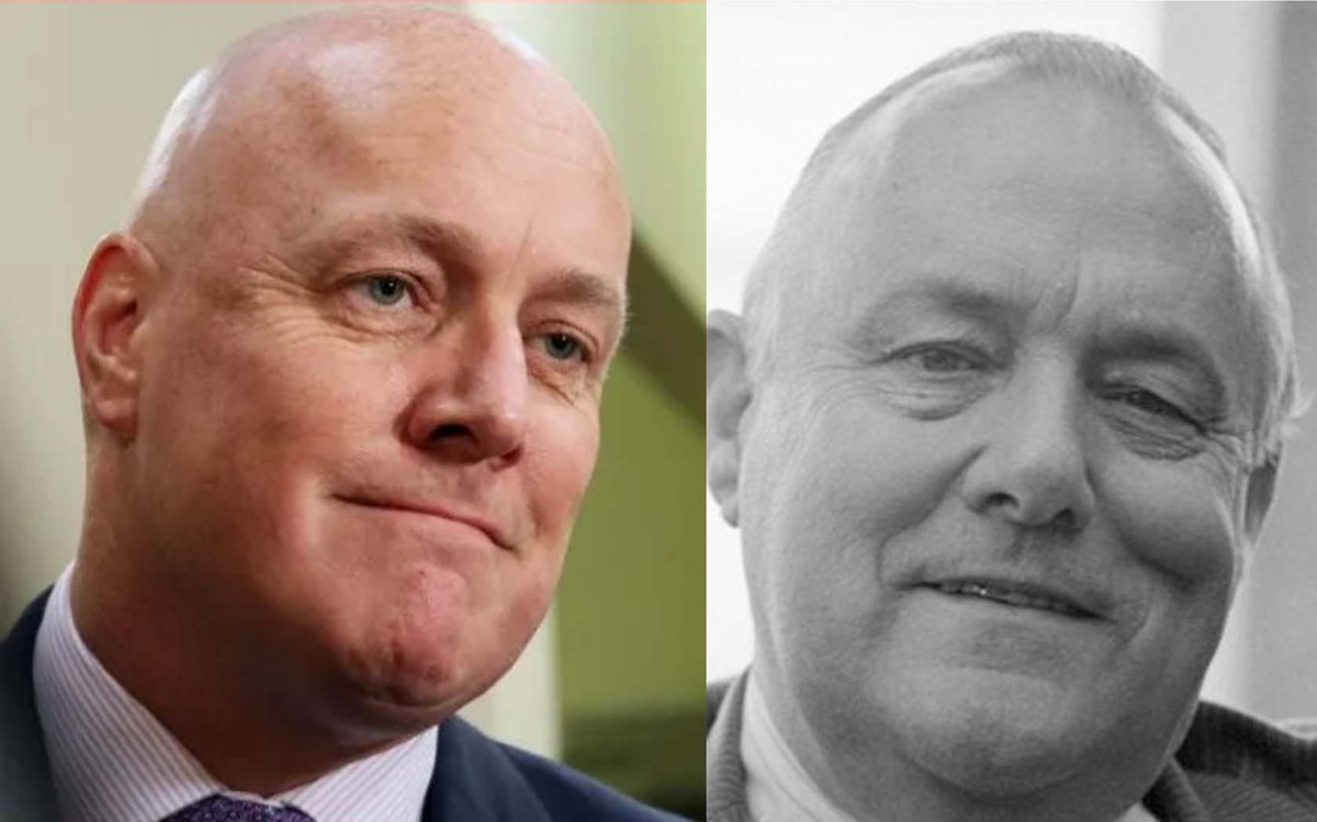 agnewnz's tweet photo. "[We] are fresh faces" says new National leader Luxon, as some compare him to John Key. He actually reminds me of a not so fresh face... https://t.co/gYkRYTUskH