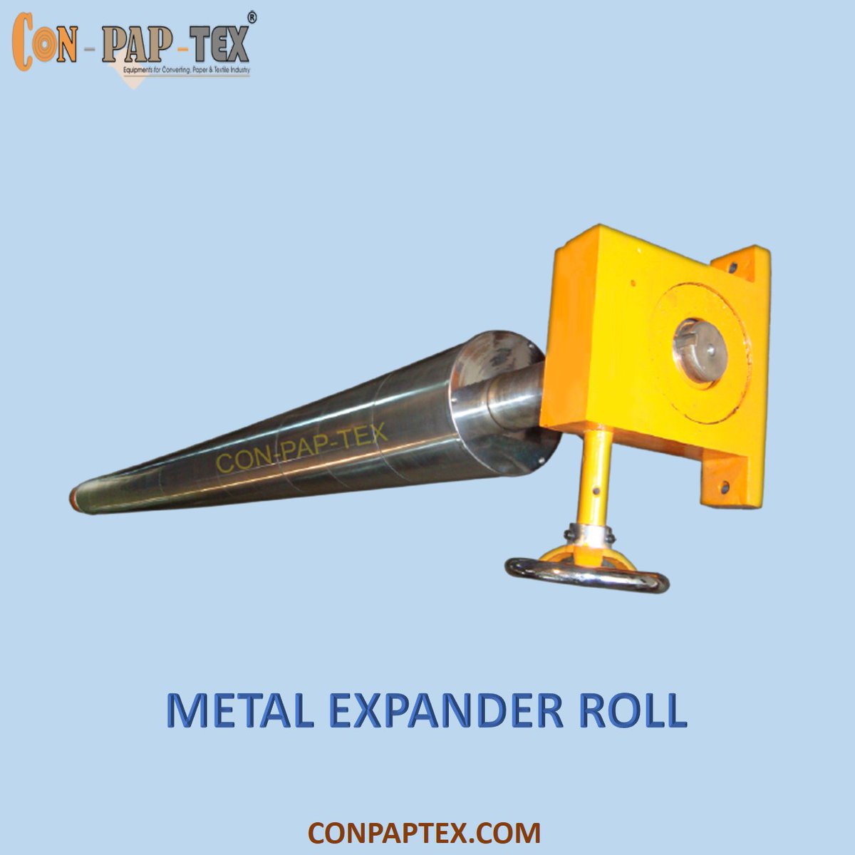 bowroll.net/metal-expander…
Con Pap Tex manufacturer, exporter and supplier of Metal Expander Roll. Heavy duty metal banana expander roll for removing wrinkles with high performance and high speed process. 
conpaptex.com