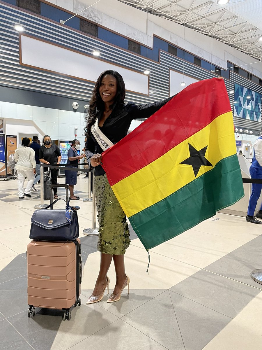 naa_morkhor's tweet photo. Hiii lovelies!! 🥰🥰 I left for the 70th Edition of @MissUniverse in Israel . I hope I have your support 💞💕❤️ Let’s do this Ghana 🇬🇭🇬🇭❤️ https://t.co/5l87Dl1dt8