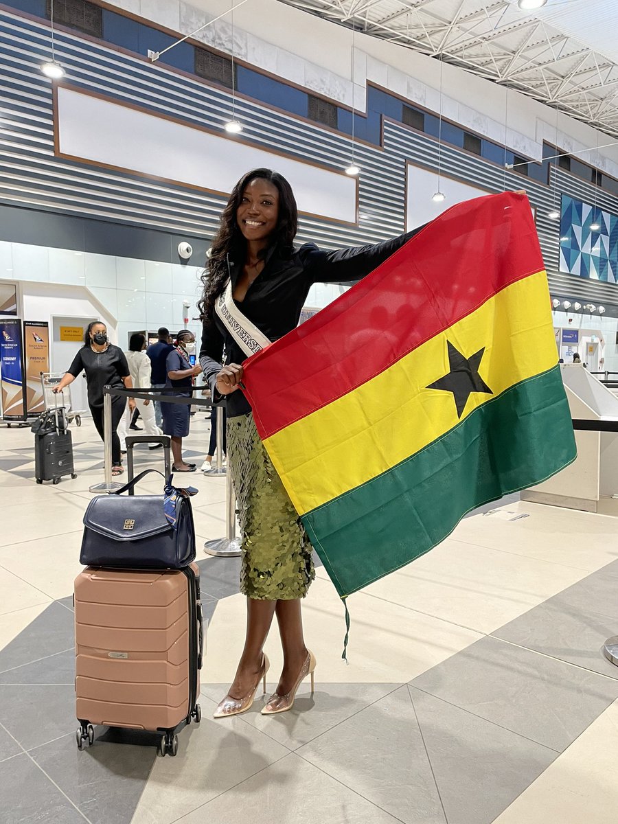 naa_morkhor's tweet photo. Hiii lovelies!! 🥰🥰 I left for the 70th Edition of @MissUniverse in Israel . I hope I have your support 💞💕❤️ Let’s do this Ghana 🇬🇭🇬🇭❤️ https://t.co/5l87Dl1dt8