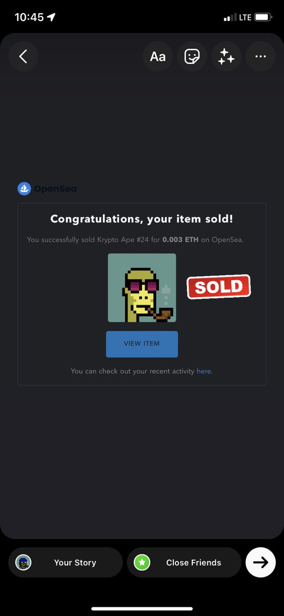 jahnfts's tweet photo. KryptoApe #1 #21 #24 Has Been Sold π¦
@opensea link in bio
#nft #nftart #art #digitalart #cryptoart #nftartist #crypto #kryptoape #nfts #jahnfts #ethereum #nftcommunity #nftcollector #blockchain #cryptocurrency #bitcoin #artist #opensea #openseanft https://t.co/KbWBWr4GNA