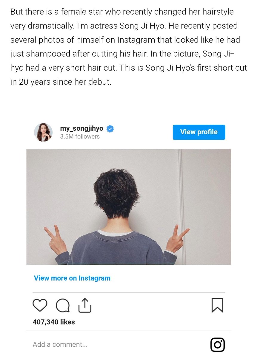 softprophecy's tweet photo. Elle Korea article

"Song Ji-hyo, who has short hair in 20 years since her debut and has become the most handsome in Running Man.jpg"

🔗https://t.co/qjmMUV2nx0 https://t.co/ET95f82265