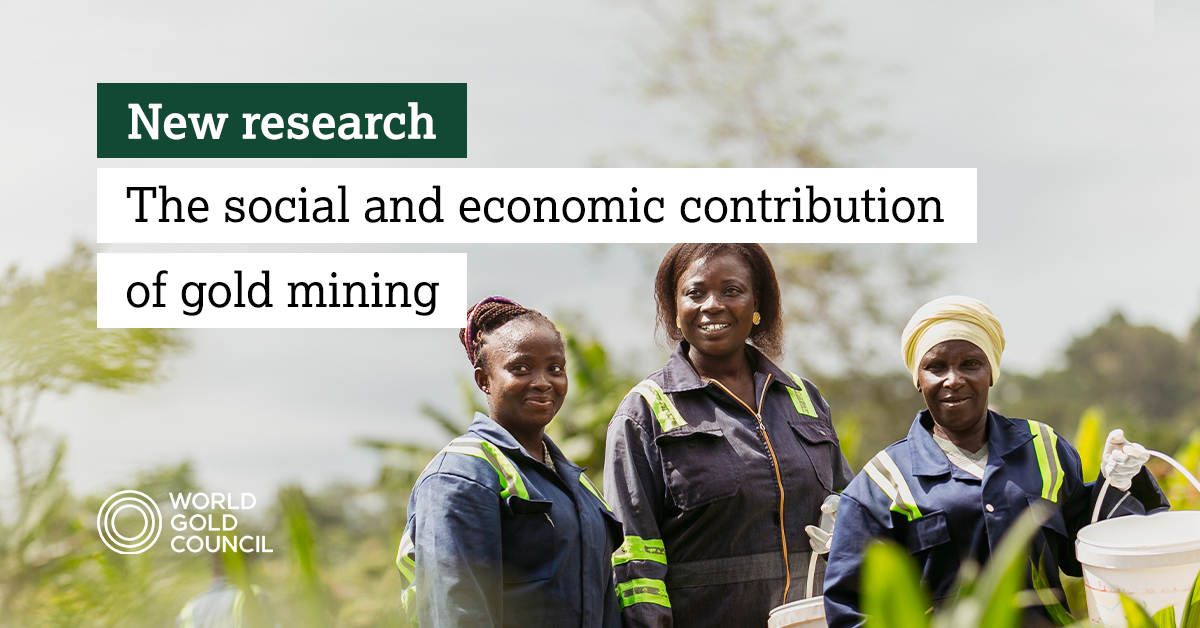 Our new report 'The social and economic contribution of gold mining' is out now! Download today: spr.ly/6013JWBEc
