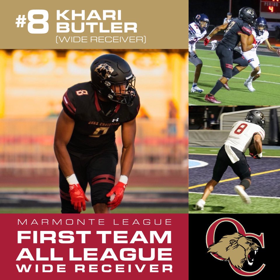 oclionsfootball's tweet photo. Well deserved @Khaributler_  proud of you.   Go lions! @OaksChristian @latsondheimer @Tarek_Fattal @pollonpreps @eliavappelbaum https://t.co/nhAECSzzEY