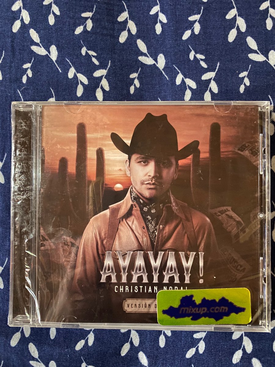 RevistasCDsYMas's tweet photo. #ChristianNodal CD #Ayayay NUEVO Y SELLADO
🇲🇽 CÓMPRALO AQUÍ 👉
https://t.co/DTX9tY2E5t
🌎 O AQUÍ 👉
https://t.co/ju7efe4qT4
#MiChula #SeMeOlvidó #OjaláFueraCierto #NoEsJustoXÉl #AquíAbajo #AmorTóxico #Mamacita #AquíSigoTrasDeTi #NaceUnBorracho #MiEx #VenganzaCumplida https://t.co/BdDmW5n2aG