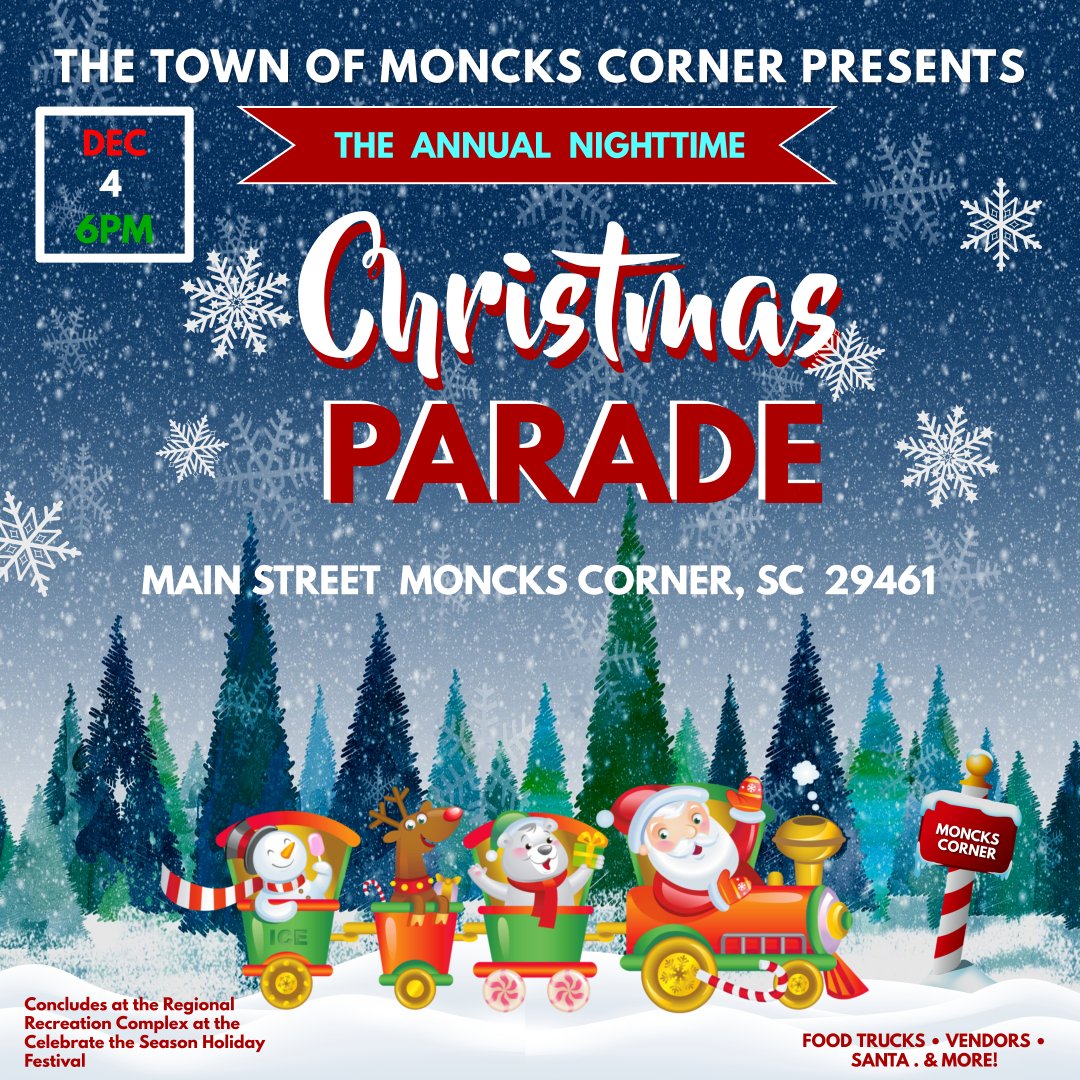 Town Of Moncks Corner 2022 Christmas Parade Moncks Corner (@Moncks_Corner) / Twitter