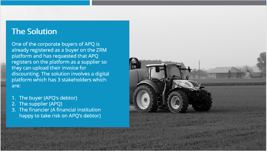 ZRM_ZW's tweet photo. A case study on the Impact of Receivables Financing:  A look at a business called APQ and how @ZRM_ZW  solved the financial challenges they were facing. Are you a business that wants to benefit from the same solutions that APQ is benefiting from? https://t.co/2XDrgxcM36