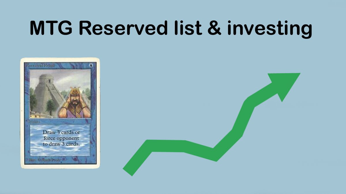 MTG - Reserved list and investing

#MTGReservedlist #MTGInvesting #MTGYoutube #MTGVideo

Video link - youtube.com/watch?v=5OZjIX…