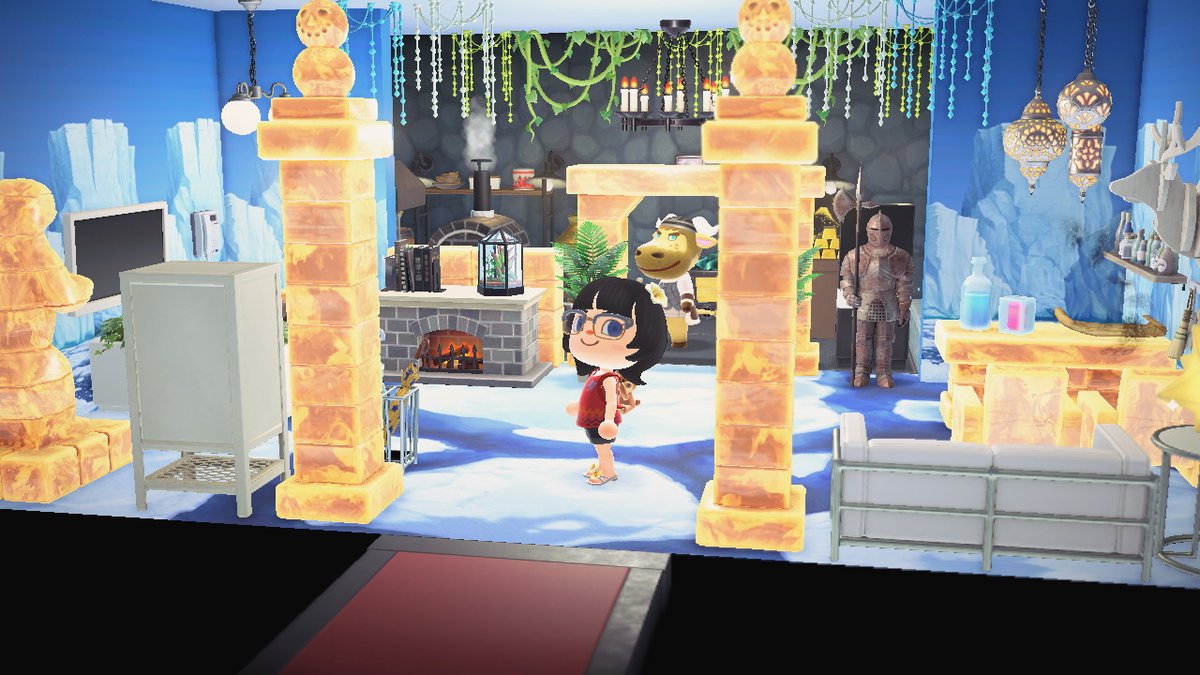 Amy_MIB's tweet photo. A Viking retreat #AnimalCrossing #ACNH #NintendoSwitch https://t.co/I8UrD4BjfP