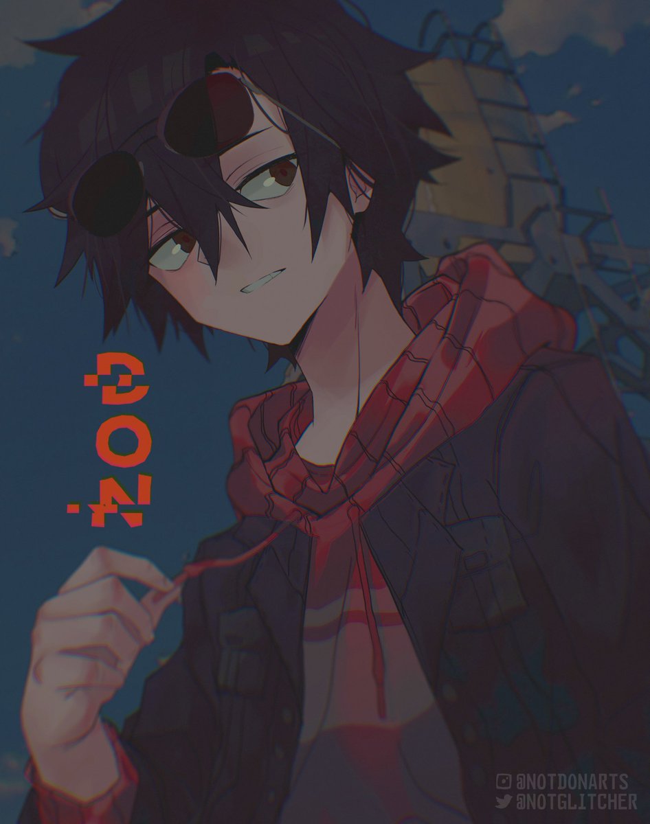NotGlitcher's tweet photo. Character design change for Don. Long hair :0 https://t.co/y7BaAlDmfR