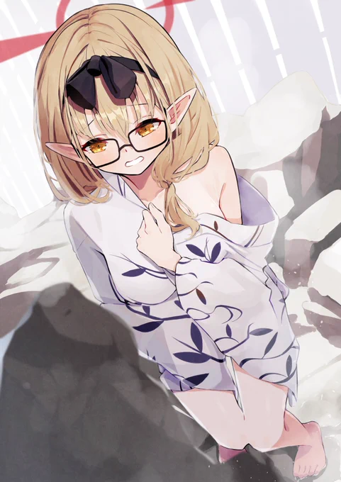 混浴
#ブルアカ 